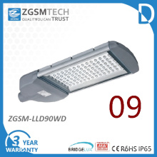 IP65 90W LED luz de rua com Driver Meanwell e garantia de 3 anos